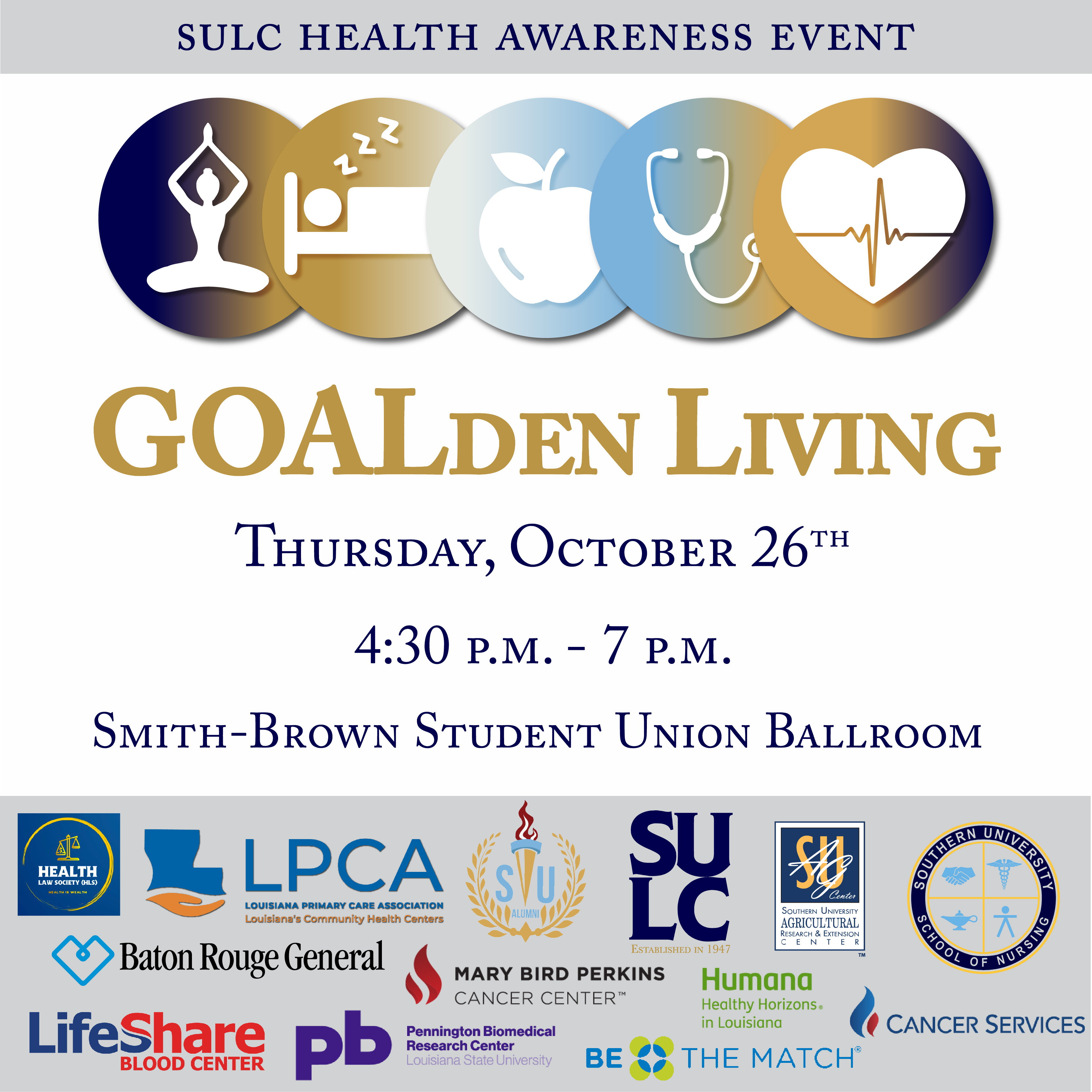 GOALden Living Health Awareness Event