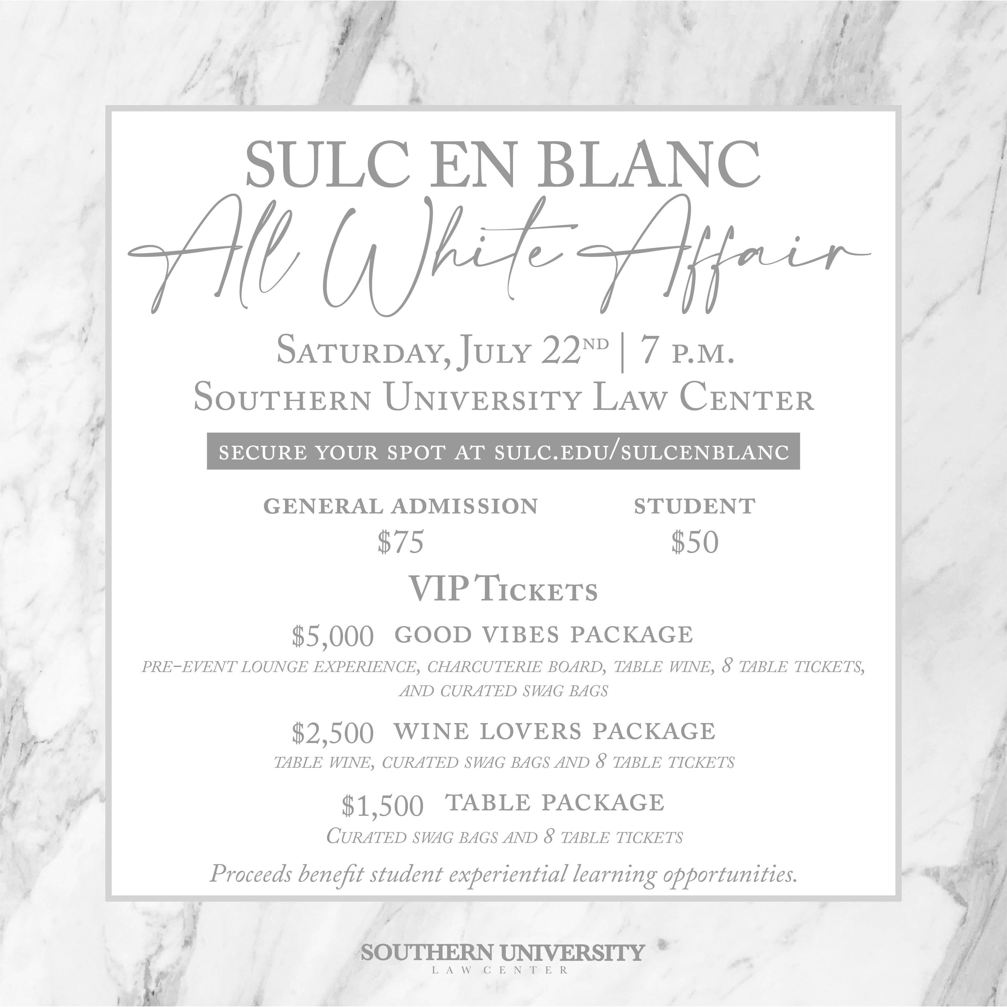 SULC En Blanc