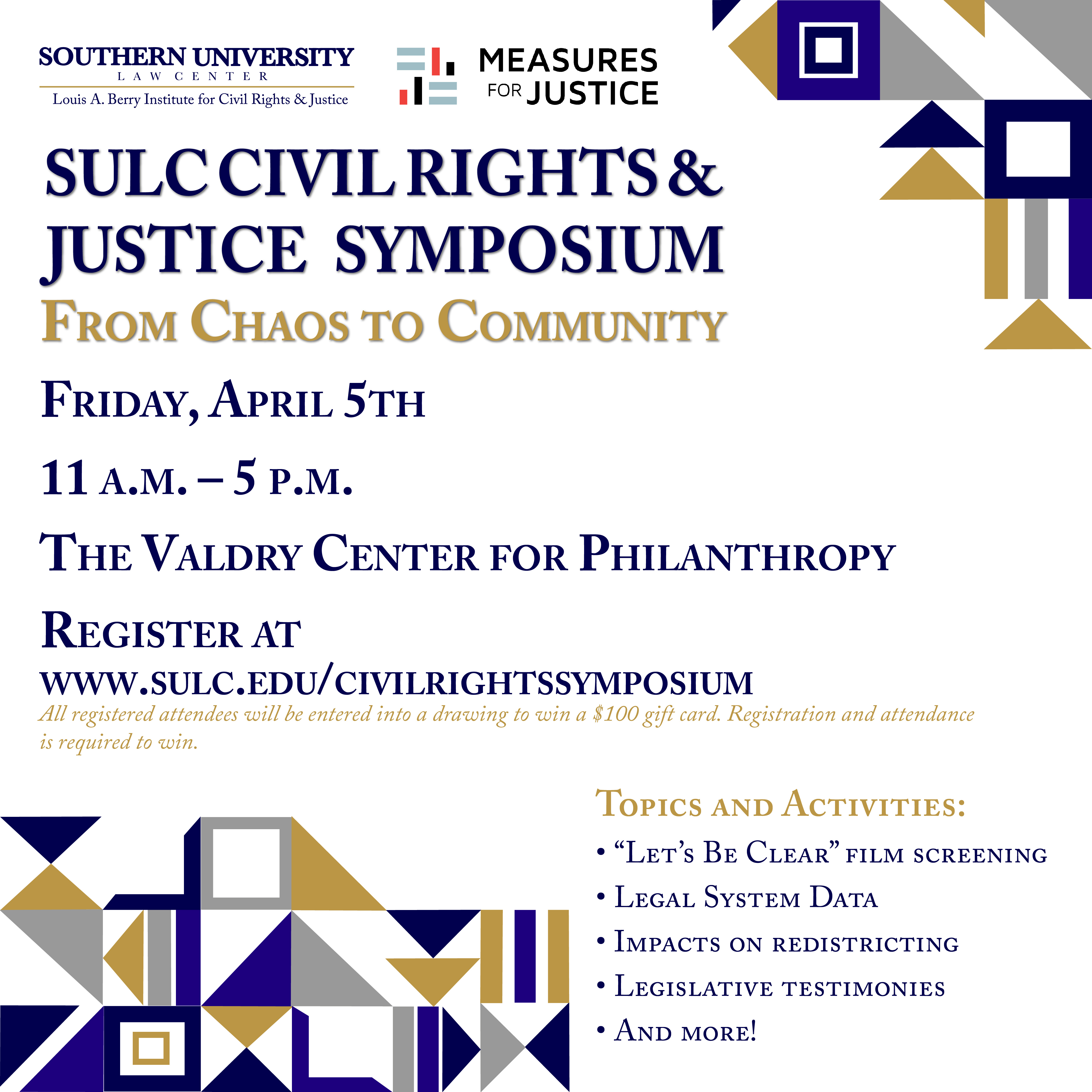 2024 Civil Rights and Justice Symposium