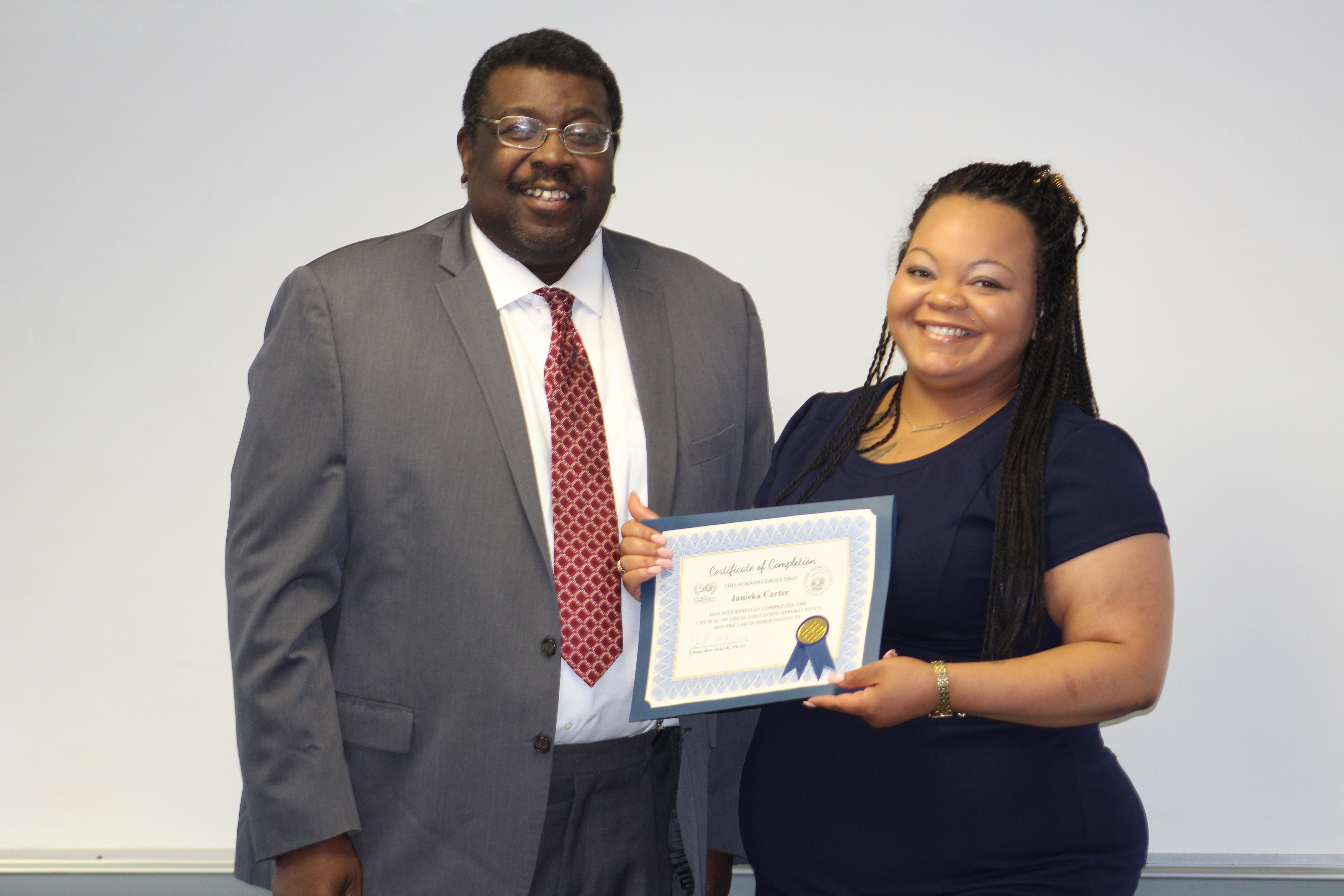 CLEO graduates and their certificates