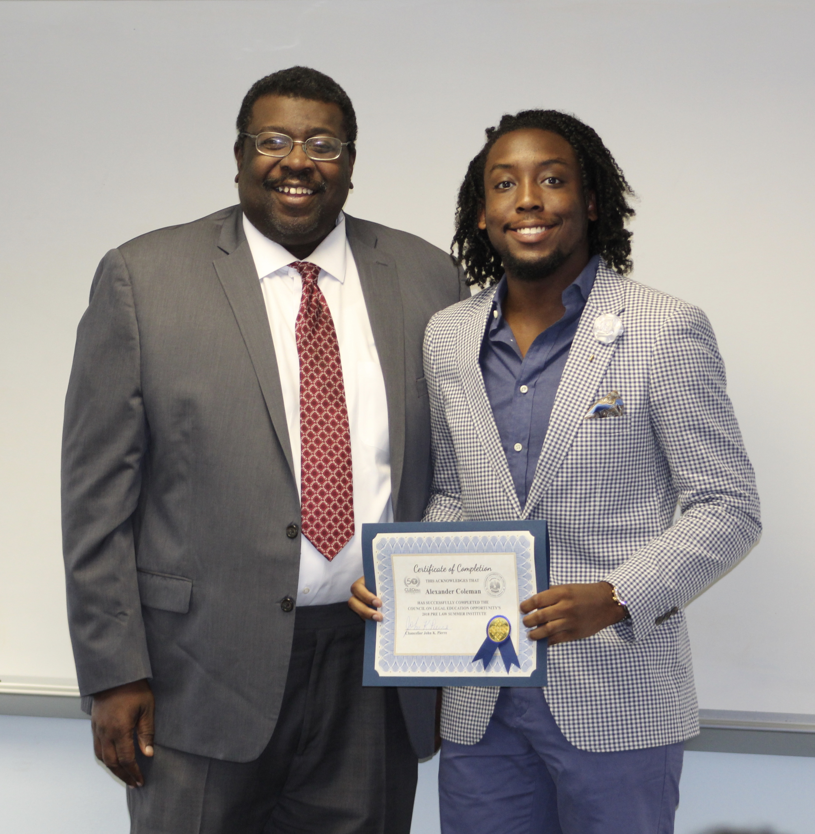 CLEO graduates and their certificates