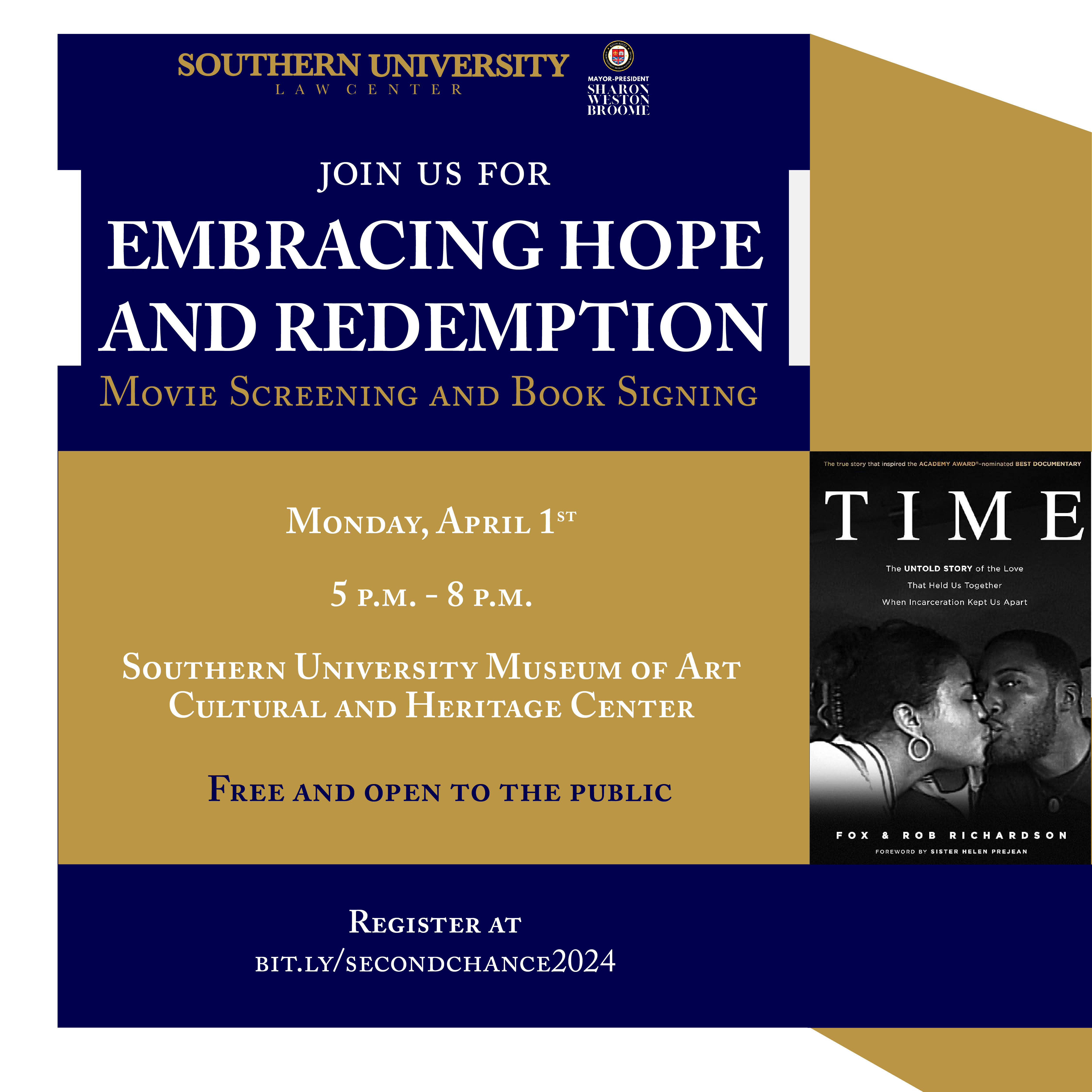 Movie Screening & Book Signing: Embracing Hope & Redemption
